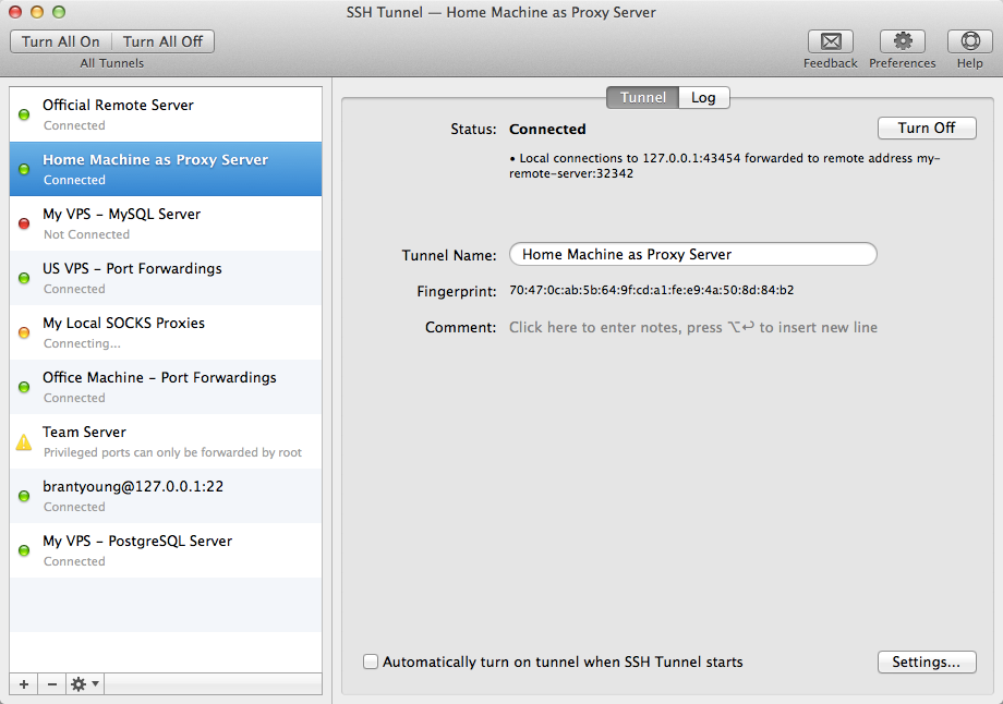 golang ssh tunnel