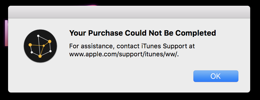 Your Purchase Could Not Be Completed - Apple Community